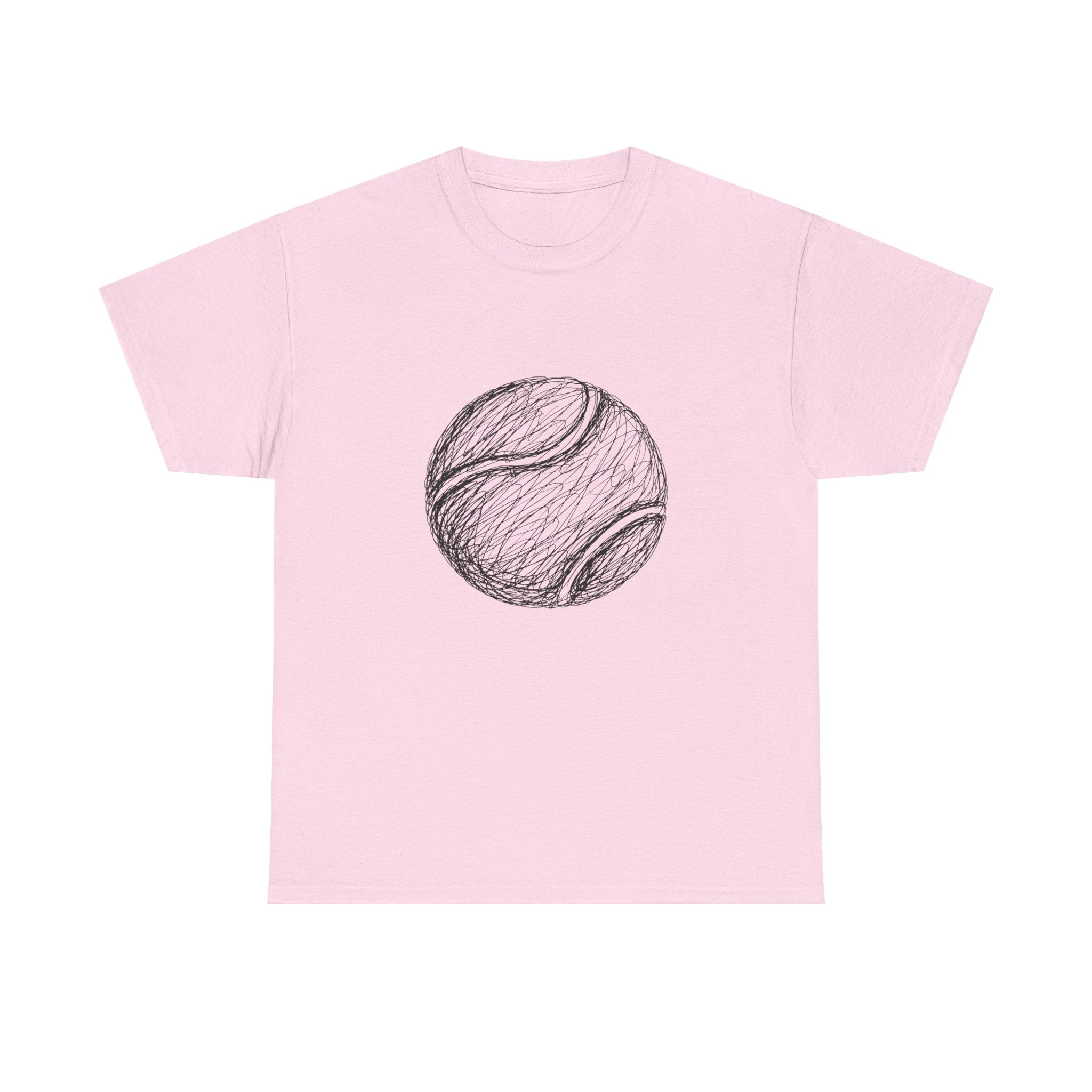 "Tennis Ball" – Original Scribble Art Tee