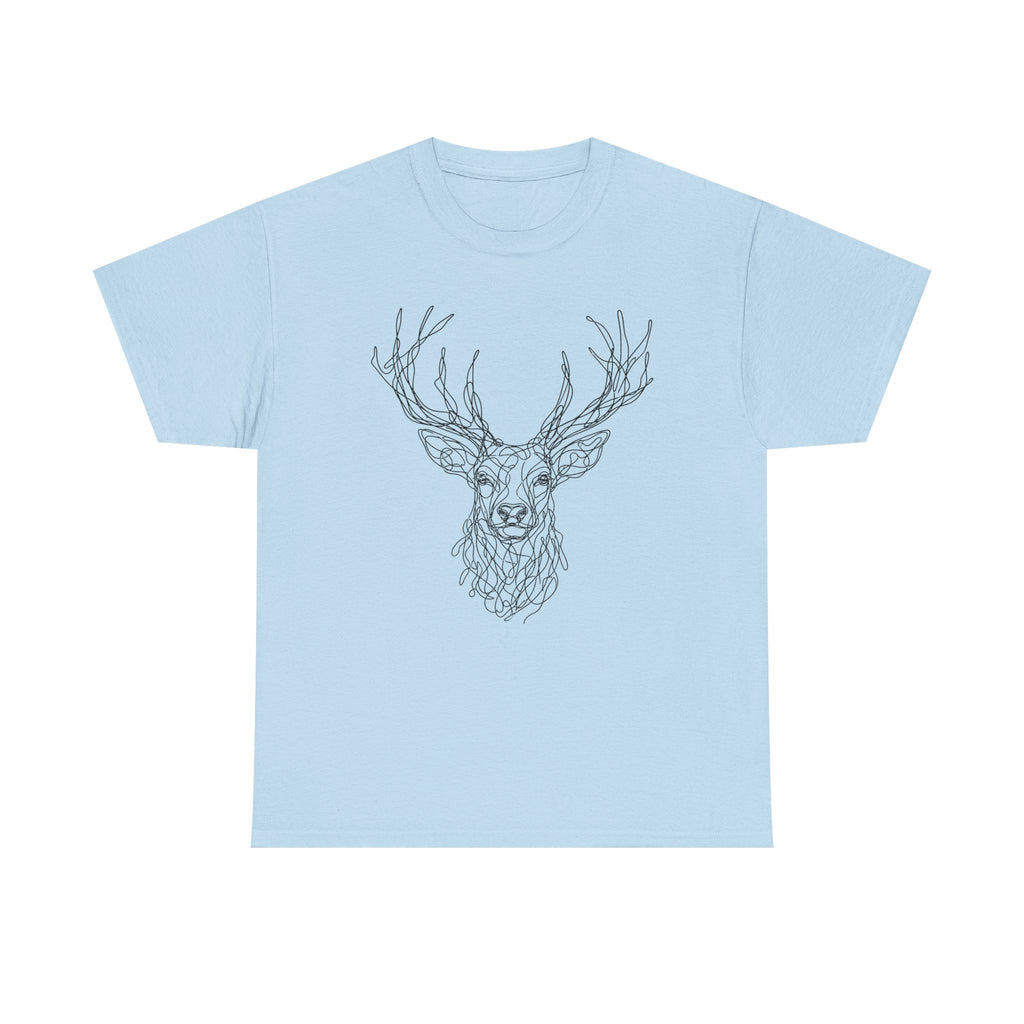 "Elk Spirit" – Original Scribble Art Tee