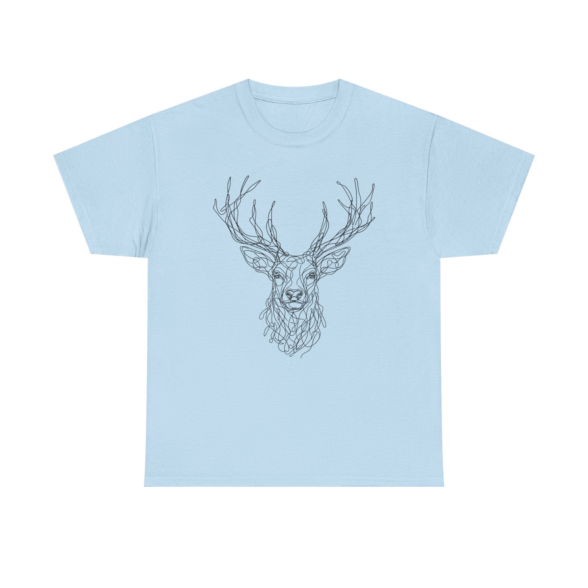 "Elk Spirit" – Original Scribble Art Tee