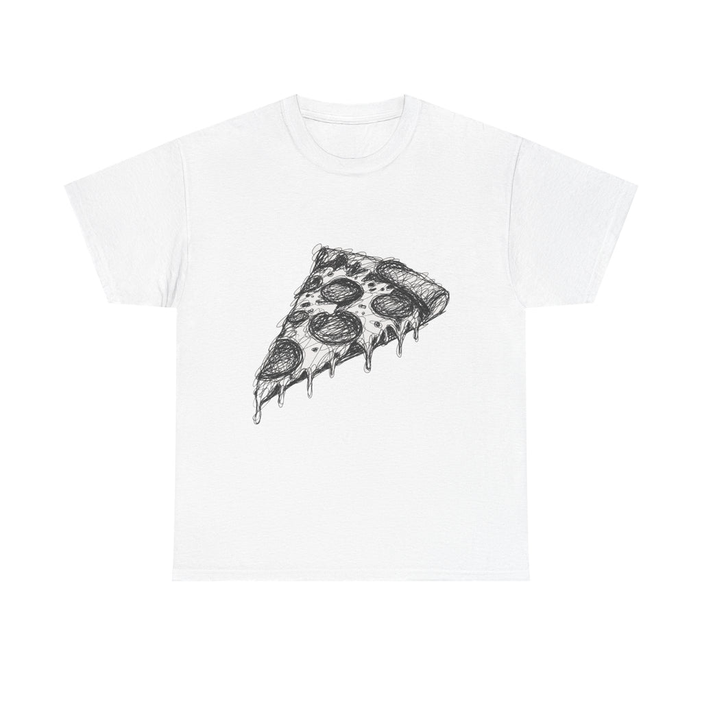 "Cheesy Slice" – Original Scribble Art Tee