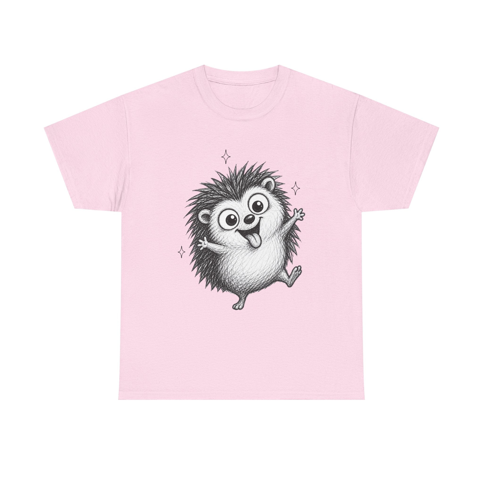 "Happy Hedgehog" – Original Scribble Art Tee