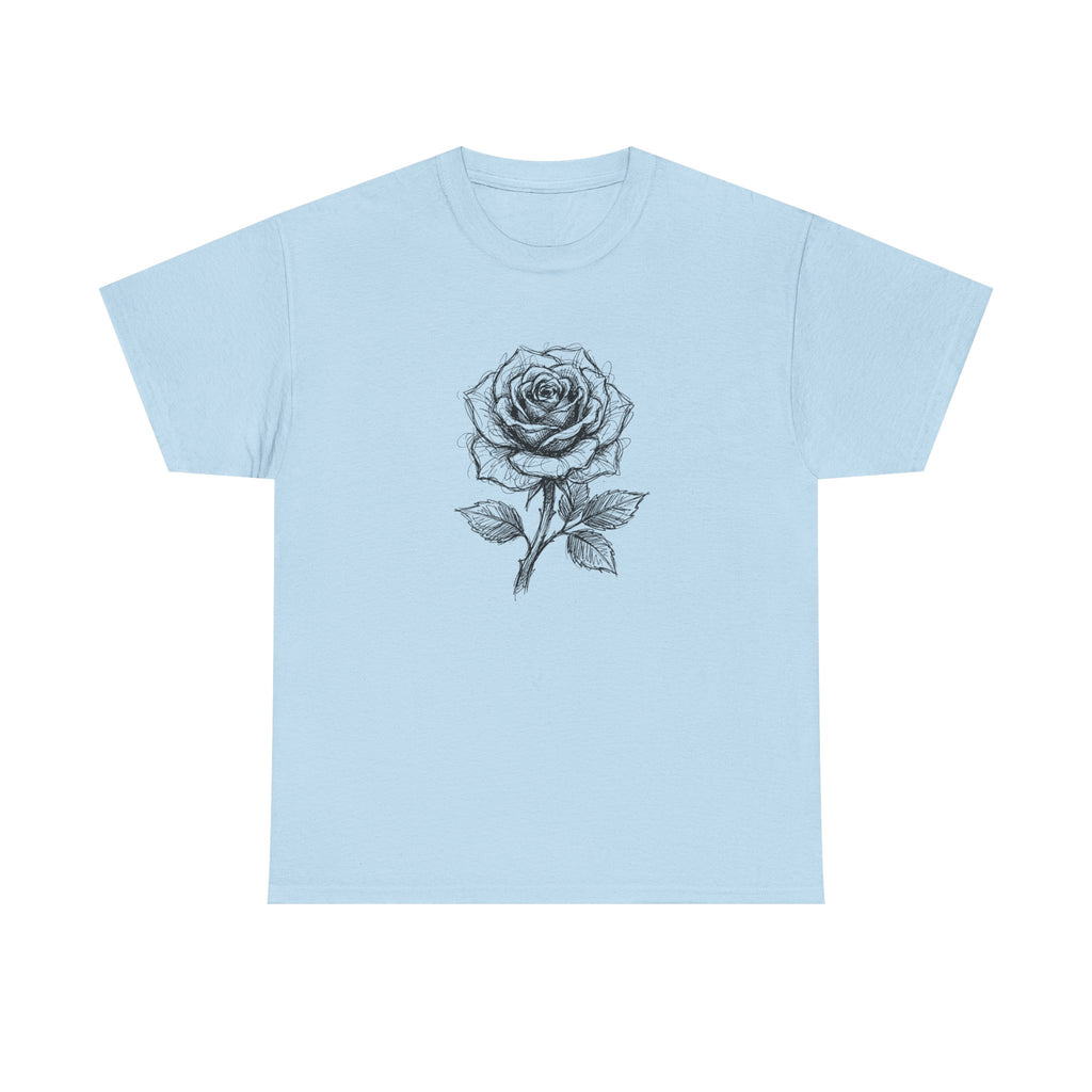 "Inked Rose" – Original Scribble Art Tee