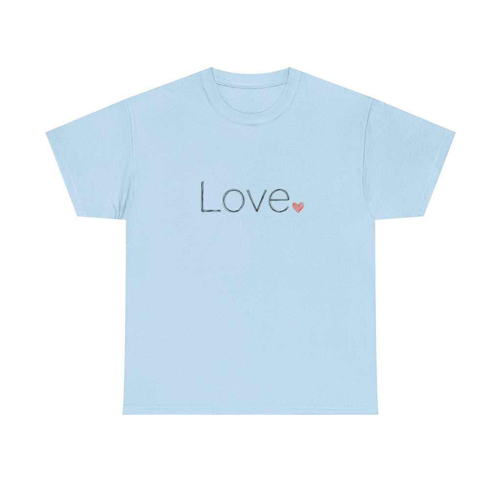 "Love in Lines" – Original Scribble Art Tee