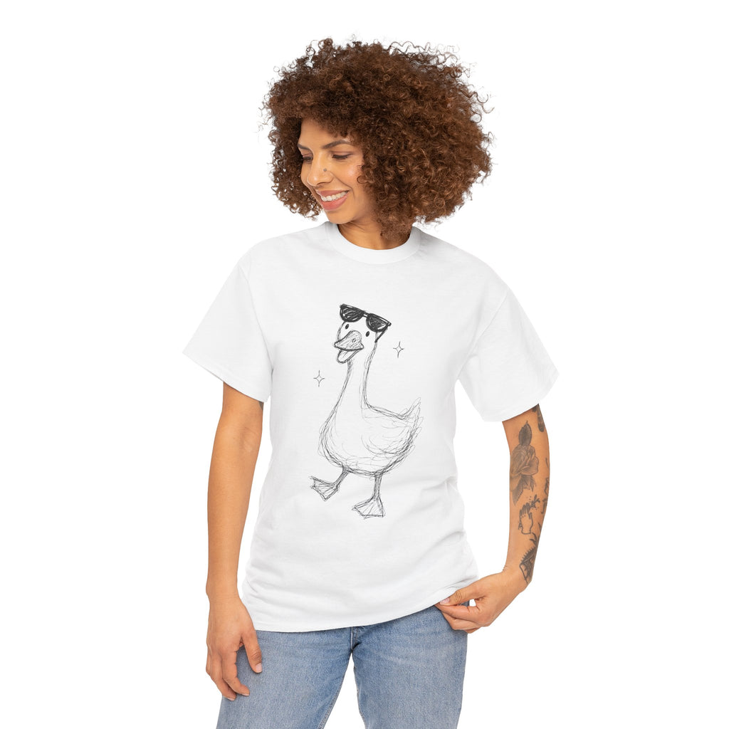 "Cool Goose" – Original Scribble Art Tee