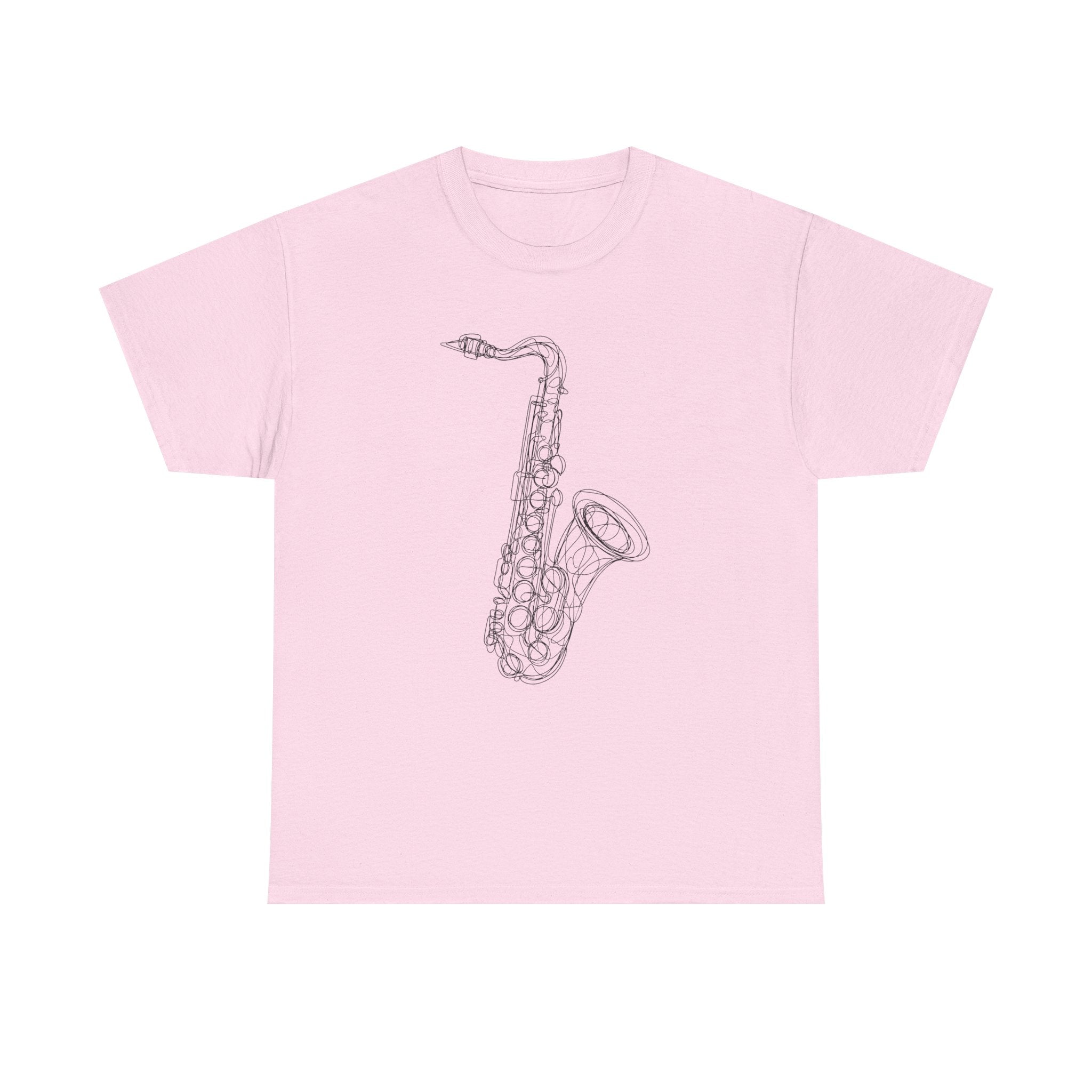 "Sax Appeal" – Original Scribble Art Tee