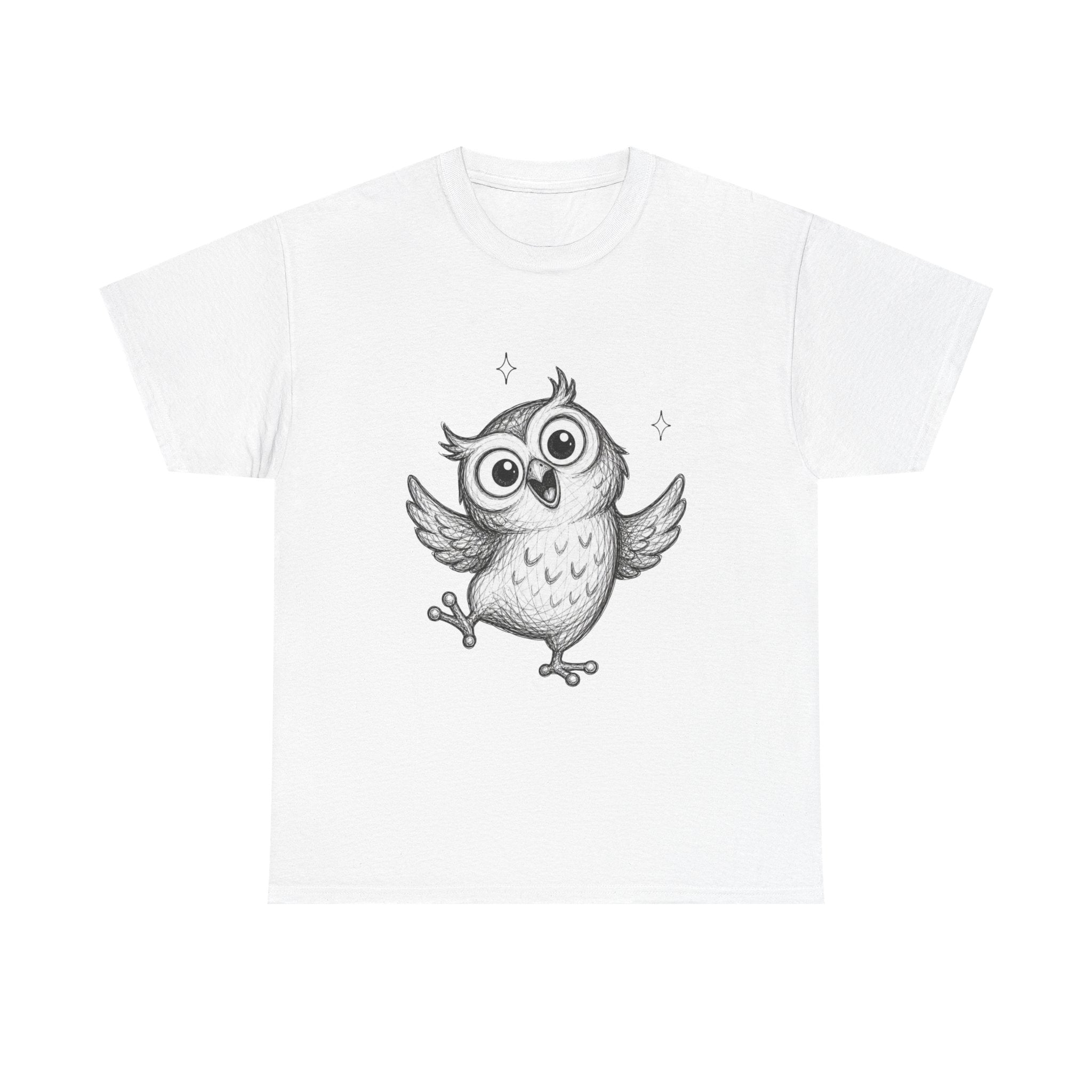 "Night Owl" – Original Scribble Art Tee