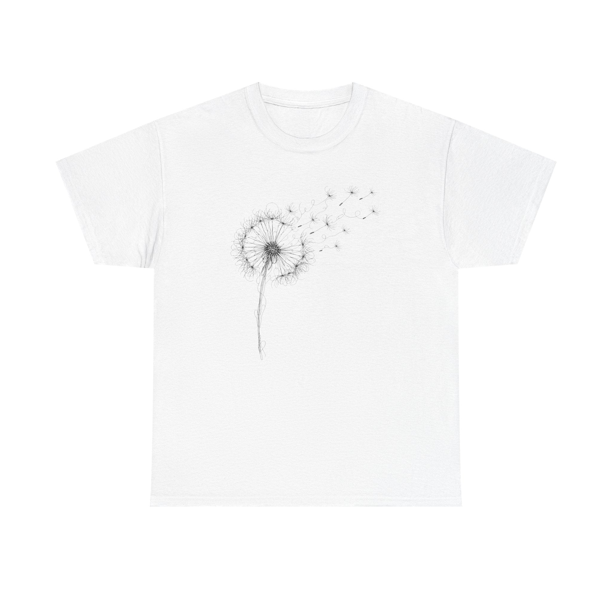 "Dandelion Dreams" – Original Scribble Art Tee
