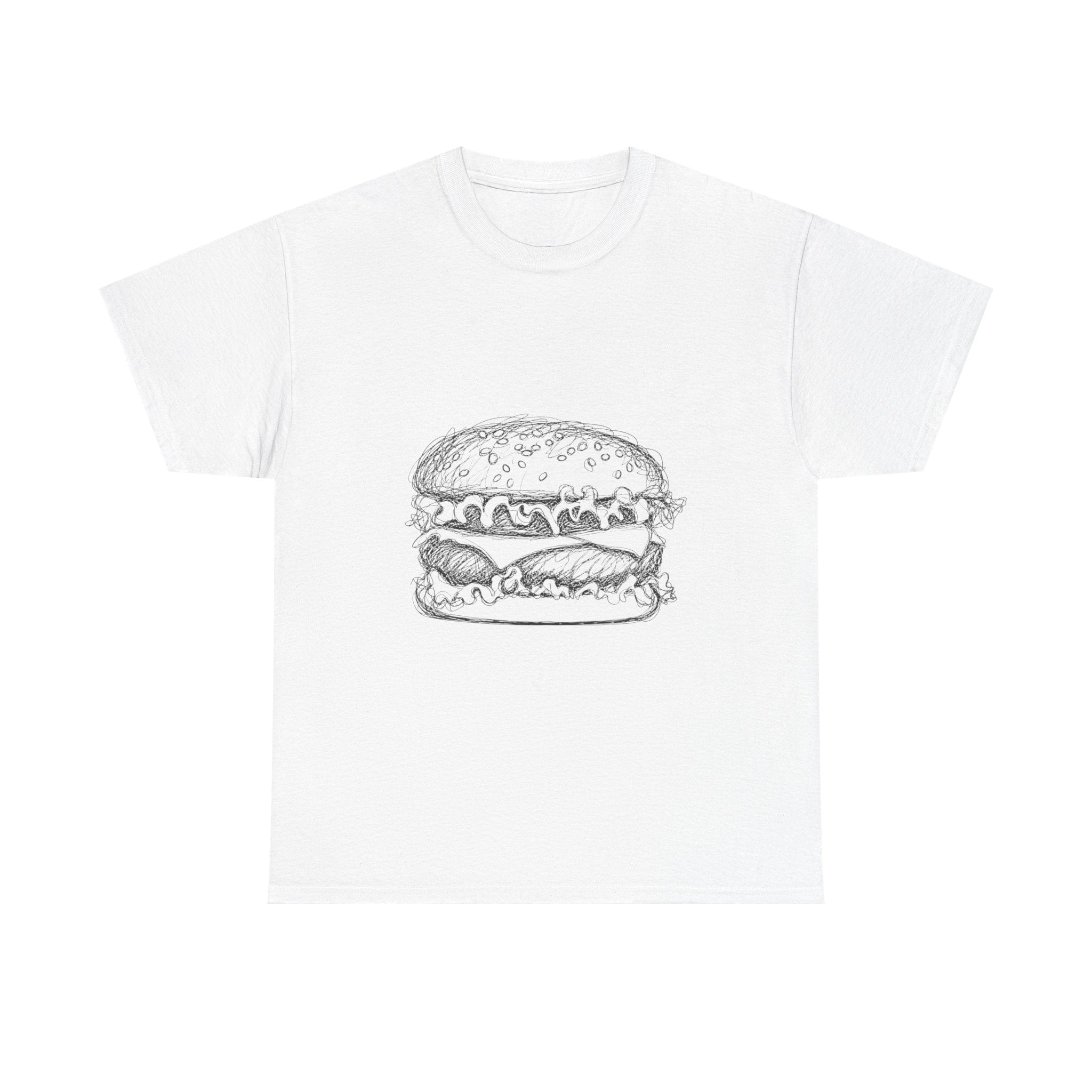 "Classic Burger" – Original Scribble Art Tee