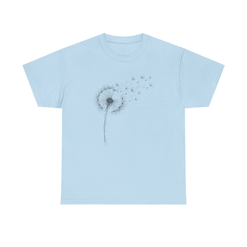 "Dandelion Dreams" – Original Scribble Art Tee