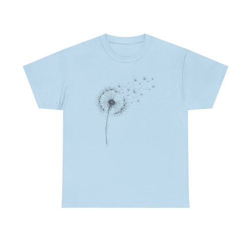 "Dandelion Dreams" – Original Scribble Art Tee