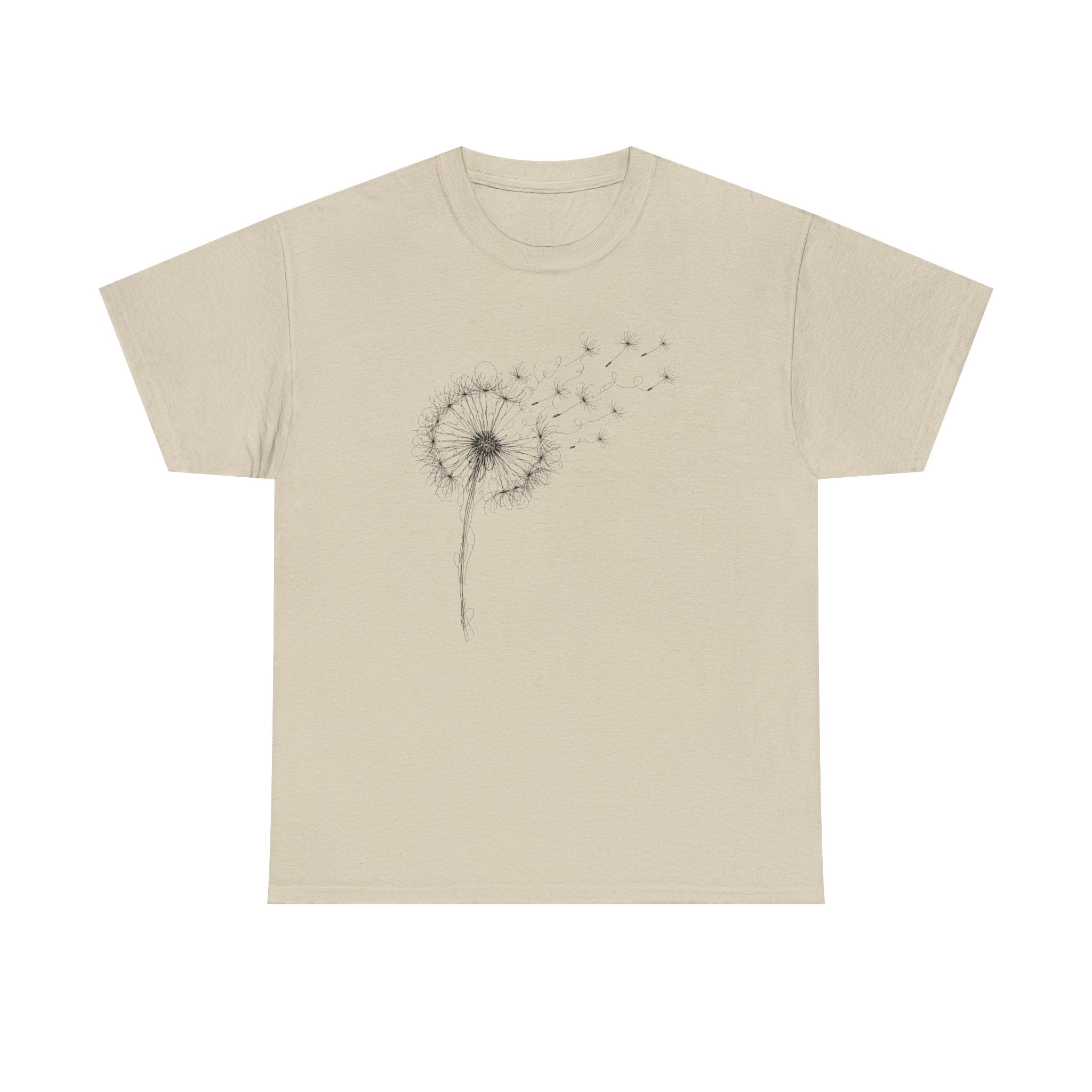 "Dandelion Dreams" – Original Scribble Art Tee