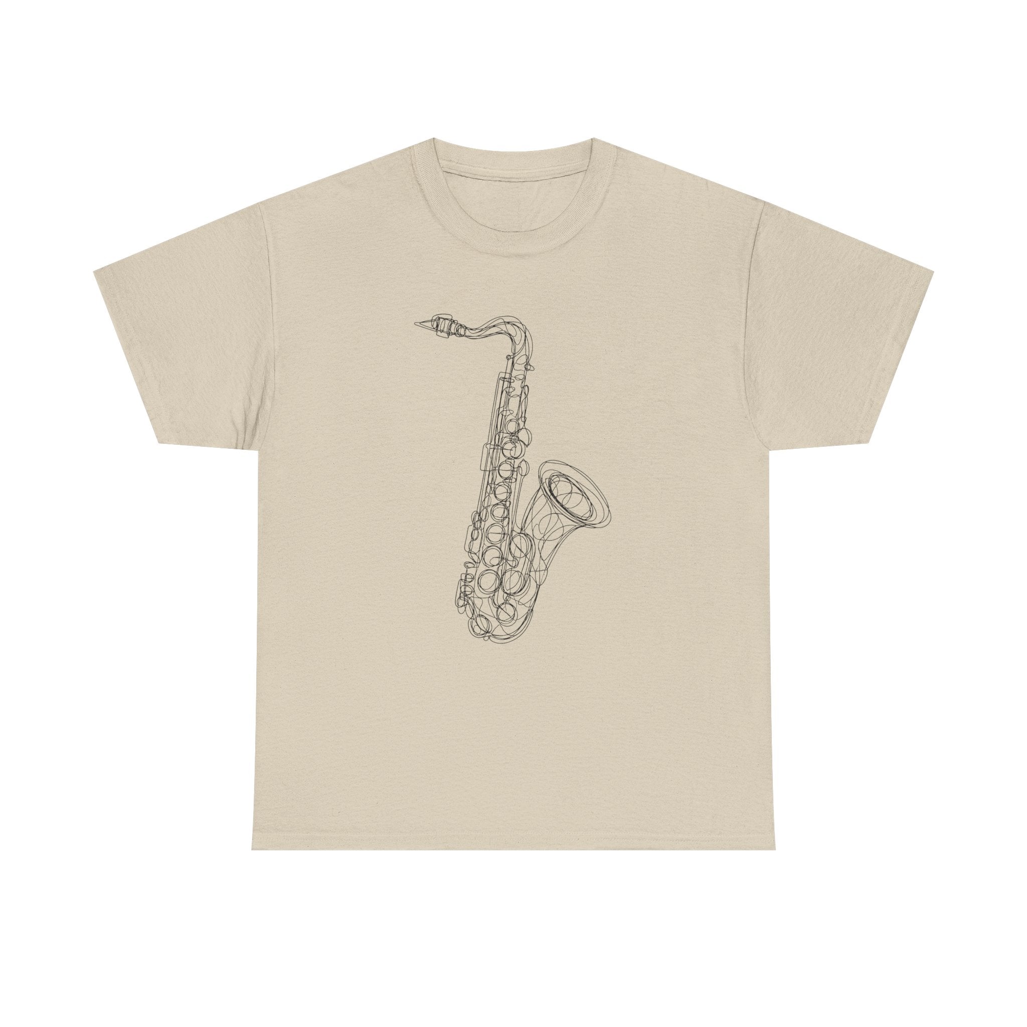 "Sax Appeal" – Original Scribble Art Tee
