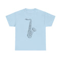 "Sax Appeal" – Original Scribble Art Tee