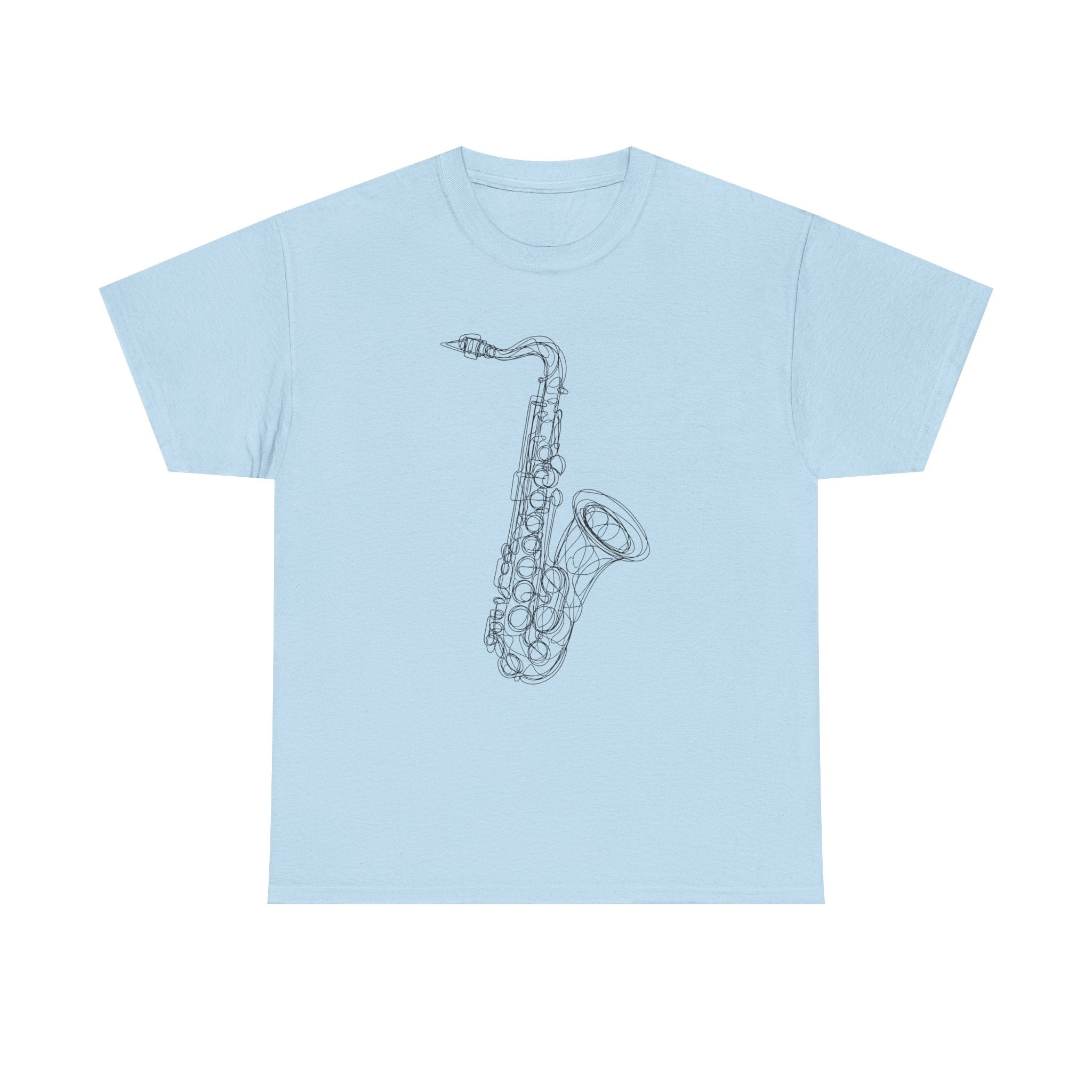 "Sax Appeal" – Original Scribble Art Tee
