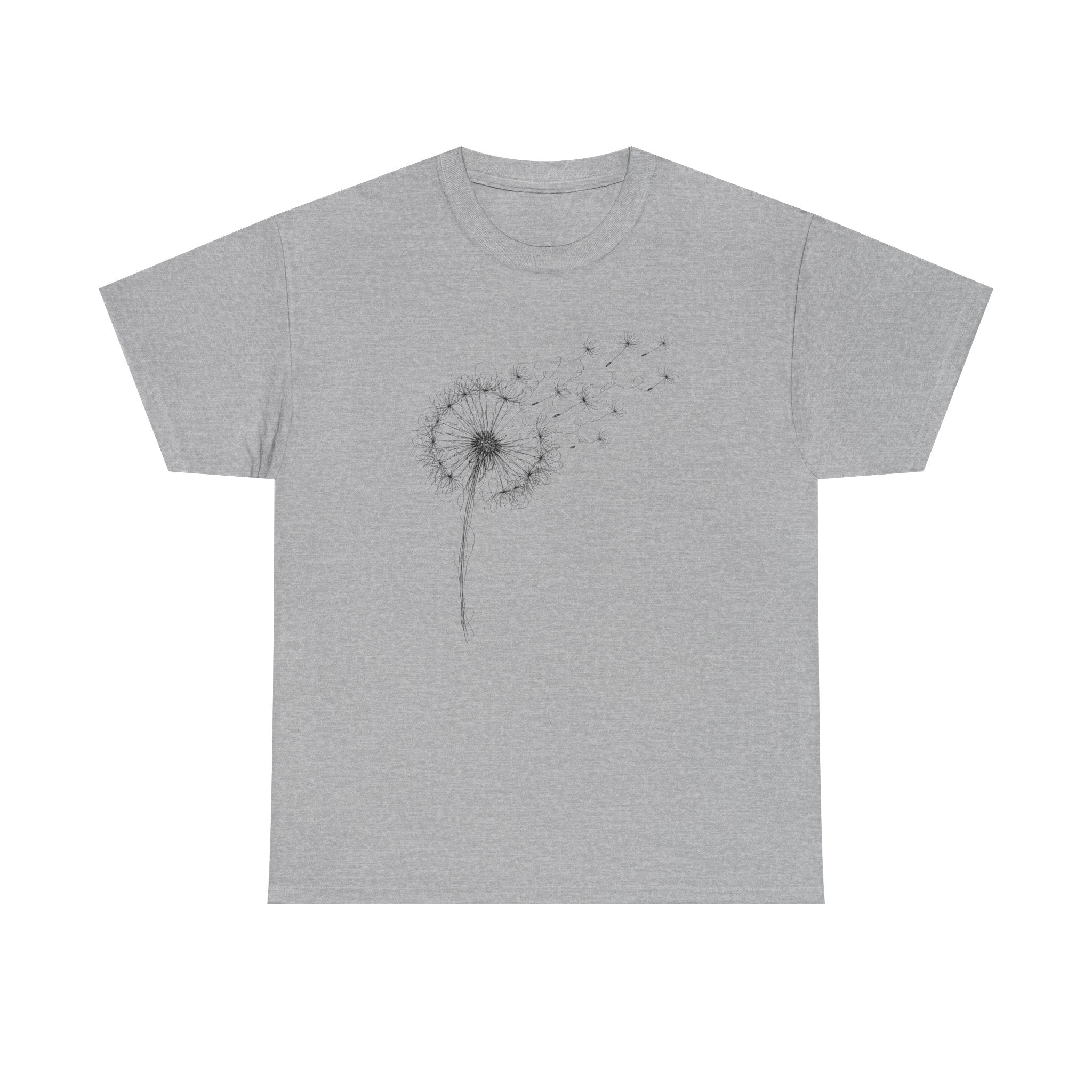 "Dandelion Dreams" – Original Scribble Art Tee