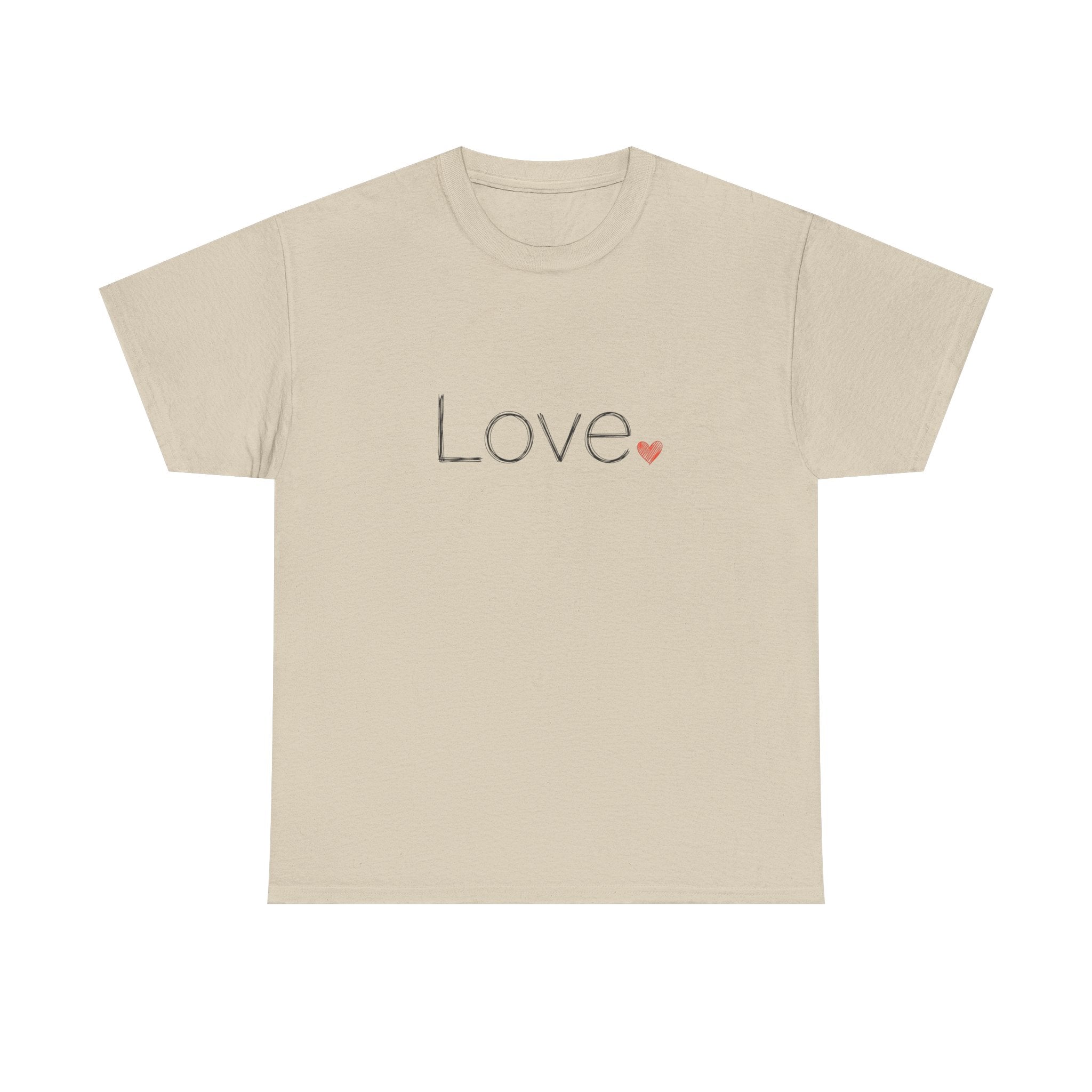 "Love in Lines" – Original Scribble Art Tee