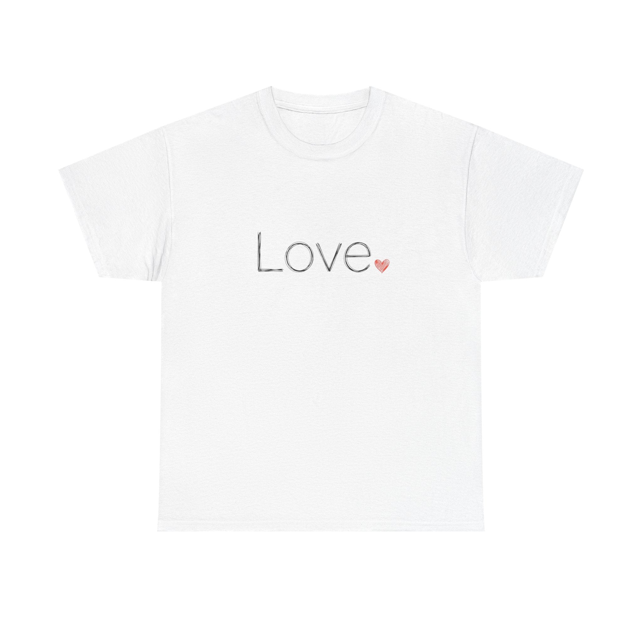 "Love in Lines" – Original Scribble Art Tee