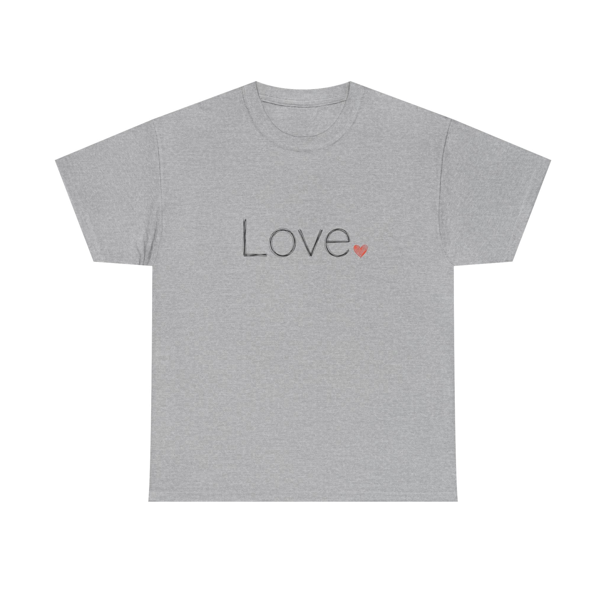"Love in Lines" – Original Scribble Art Tee