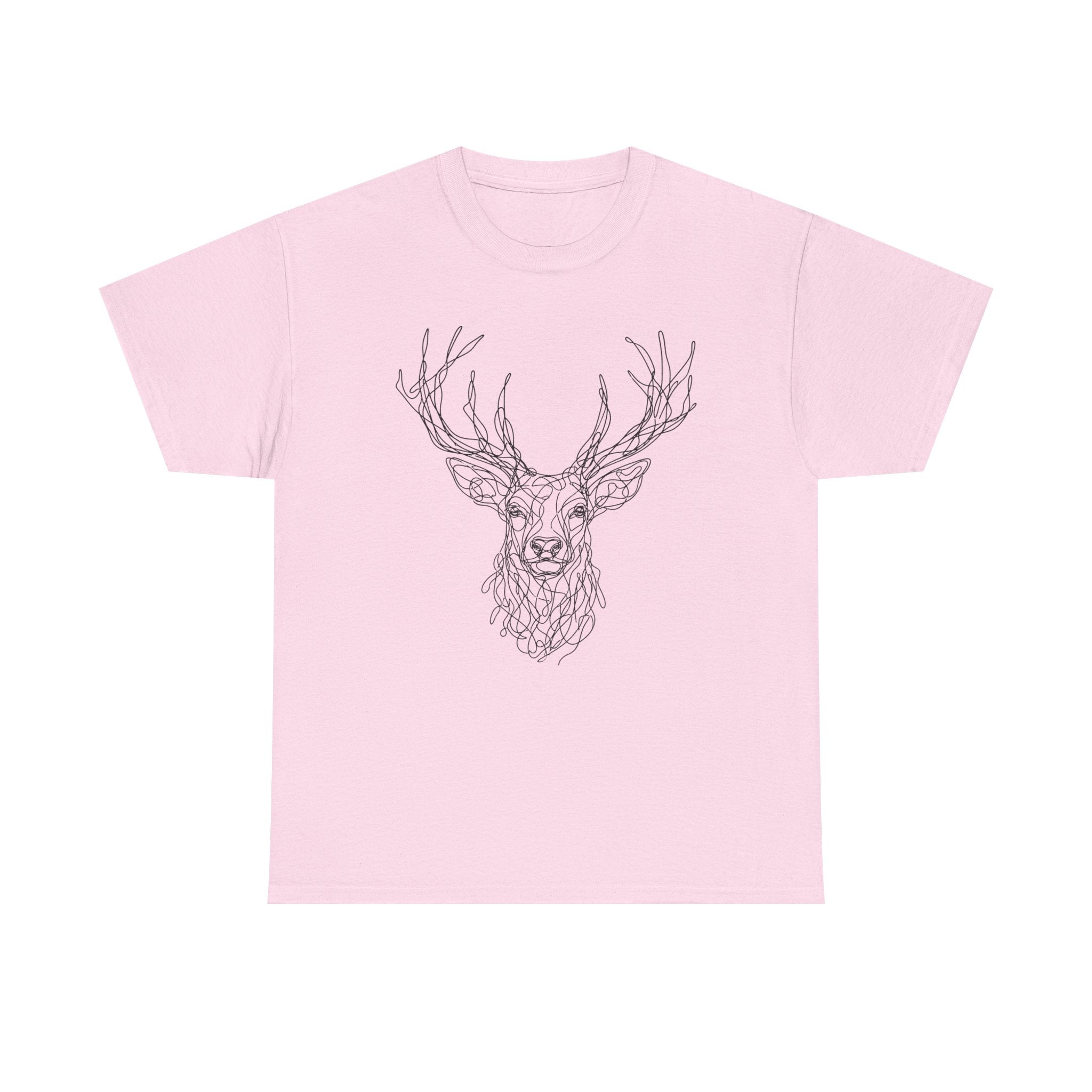 "Elk Spirit" – Original Scribble Art Tee