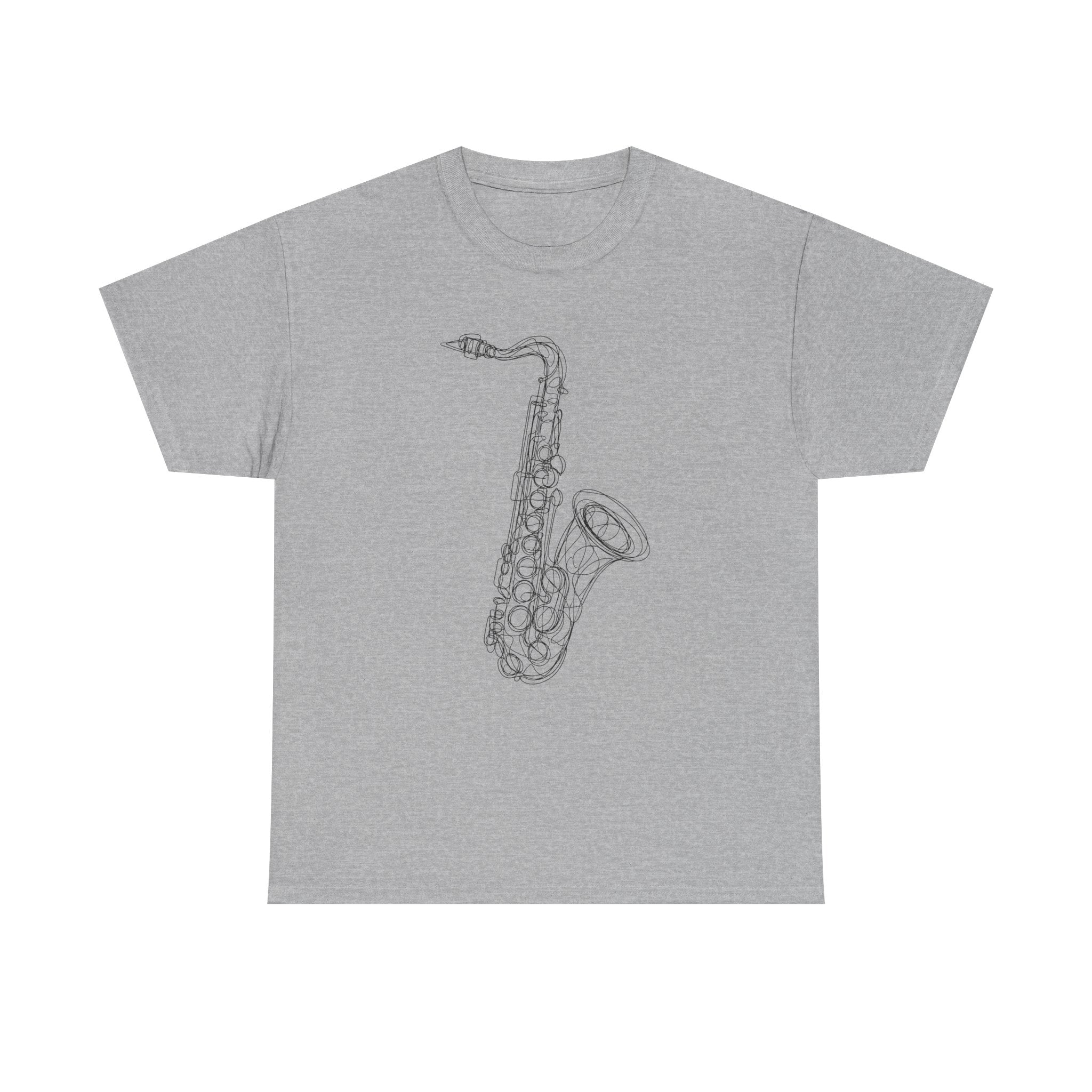 "Sax Appeal" – Original Scribble Art Tee