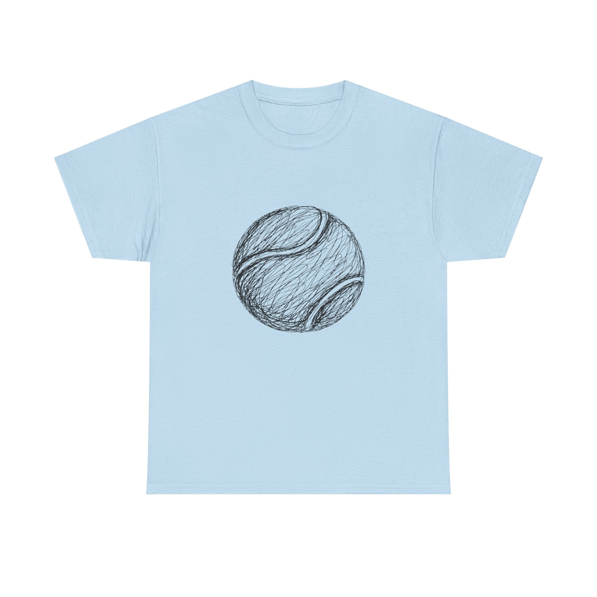 "Tennis Ball" – Original Scribble Art Tee